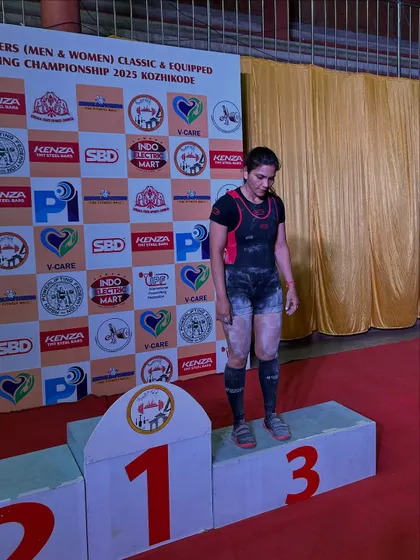 Standing on the podium after a tough competition. This moment represents months of hard work, dedication, and overcoming challenges.