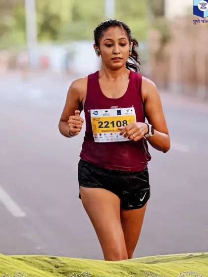 Mastering the inner world is key. Here, I'm focused during a race, but this mental state is cultivated daily through disciplined training, especially on days you don't feel like it.