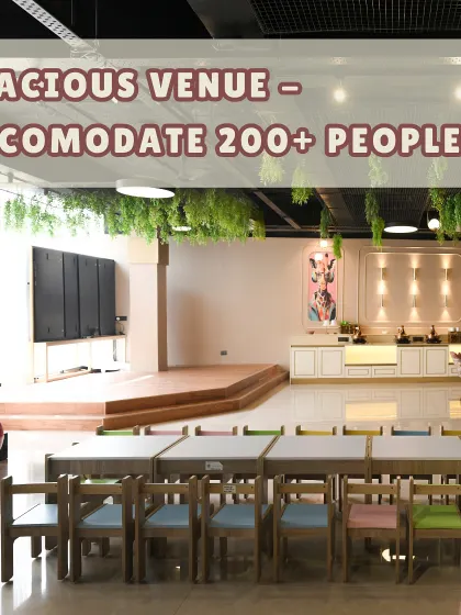 Our spacious venue can accommodate over 200 people, making it the perfect choice for large family gatherings like a Lohri party.