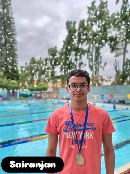 Sairanjan, who qualified for the CBSE Nationals with his silver medal performance.