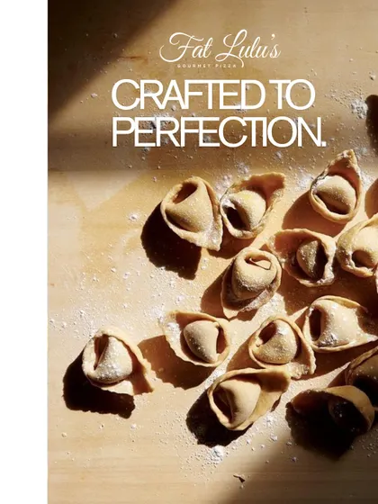 Crafted to perfection. This close-up shot shows our handmade tortellini, dusted with flour and ready to be cooked. It's a testament to the care we put into our pasta.