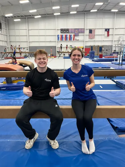 A big round of applause for our March Super Sub, Daniel, and our Employee of the Month, Paige! They both give a big thumbs up for being part of the team.