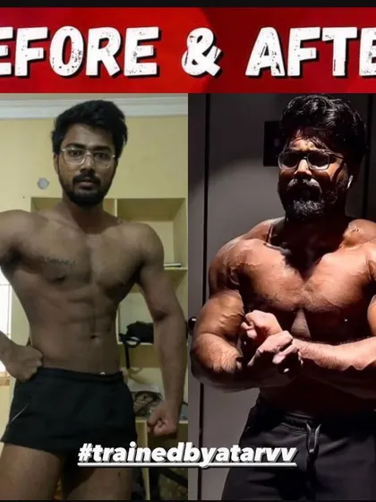 Boy to beast. This growth phase transformation shows a significant increase in muscle mass and overall size in just a few weeks.