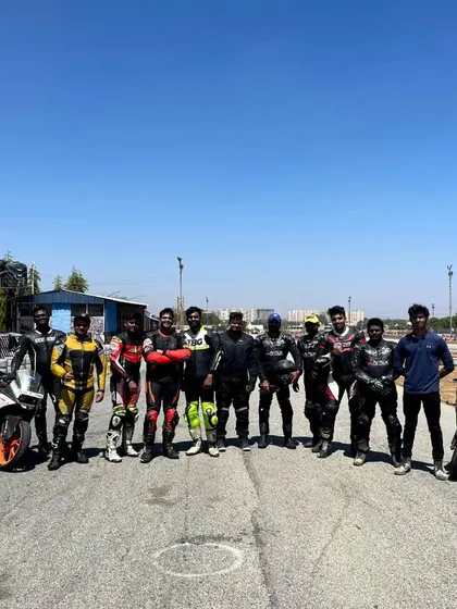 A thrilling Friday morning session at Meco Kartopia in Bangalore. We also use smaller tracks for focused training on bikes like the KTM RC390 and Yamaha R3.