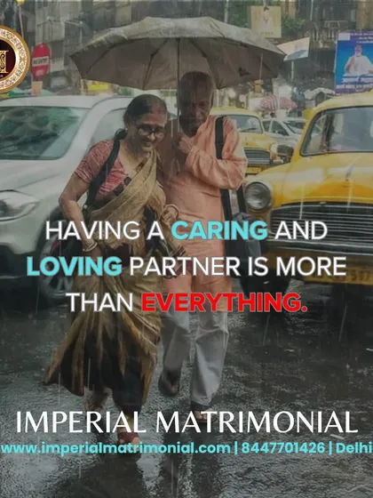 We believe that having a caring and loving partner is more than everything. This image of an elderly couple captures the timeless essence of companionship that we strive to create for our clients.