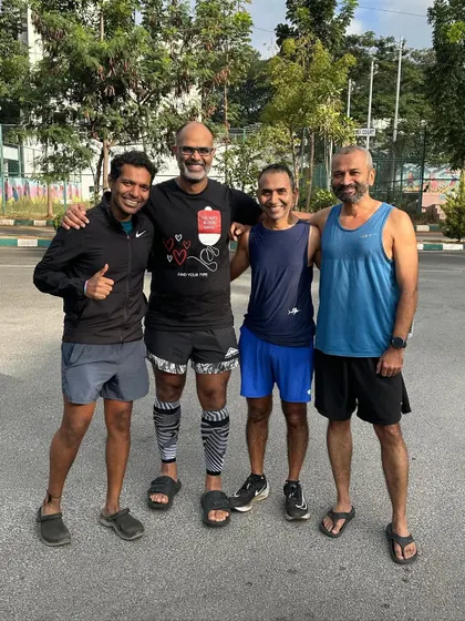 A strong run after a long time, made better with good company. Post-run dosa and coffee with the original Runners360 gang is always a bonus. Mornings like these are the best.
