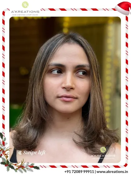 For a more understated look, we offer soft highlights that add just a hint of color and shine, enhancing natural beauty with effortless sophistication.