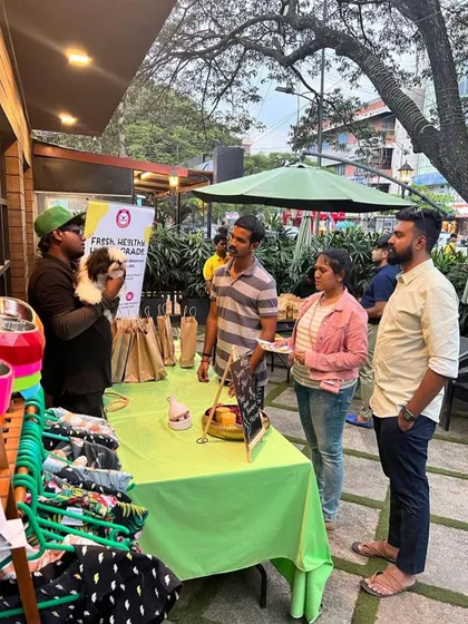 We had a blast at the 'All About Pooches' event! We love getting out in the community to meet fellow pet lovers and share our products.
