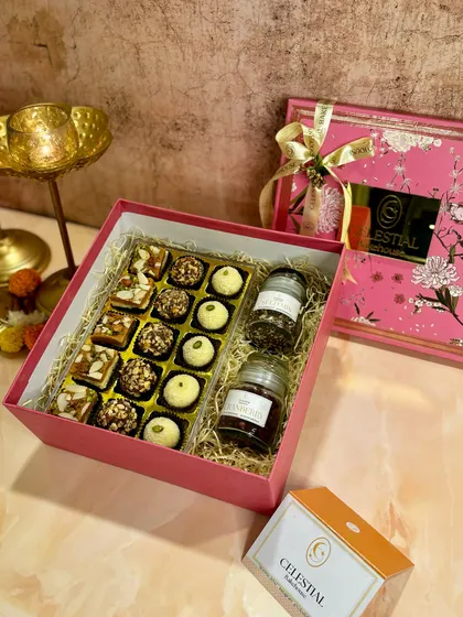 A perfect gift of love, our 'Bliss Box' combines traditional flavors with a modern, healthy twist.