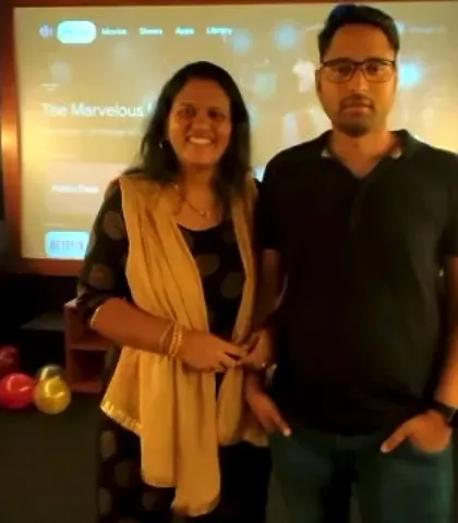This couple is all smiles after their private movie date. We provide a clean, comfortable, and completely private environment for you to relax and enjoy your time together.