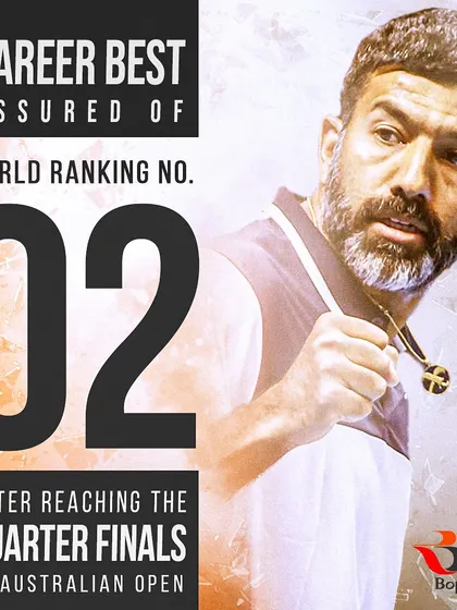 Celebrating another milestone as our founder, Rohan Bopanna, secured a career-best World No. 2 ranking after reaching the quarterfinals of the Australian Open. He continues to redefine greatness.