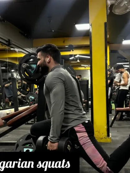 Day 27 of 90. Bulgarian squats are a killer exercise for targeting the glutes and quads. A must have in any serious leg workout.