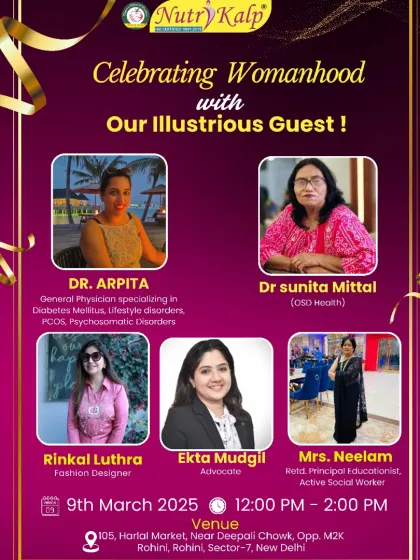 Another version of our Women's Day event poster. We were honored to host such inspiring women to share their knowledge.