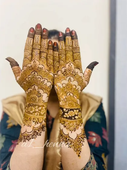 A clear view of the intricate beauty of this design.
