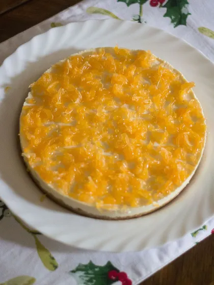 Citrus lovers will enjoy this orange baked yogurt cake. It's a great alternative to the usual cheesecake but just as creamy and dreamy. Available in many other flavors too!