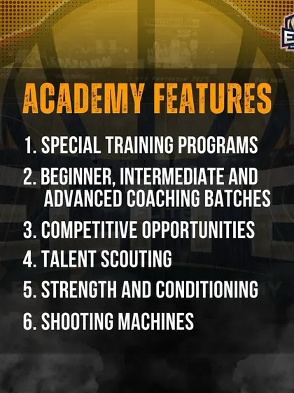 Our academy is built on key pillars designed for comprehensive player development. This includes specialized training programs, talent scouting opportunities, access to modern equipment like shooting machines, and integrated strength and conditioning.