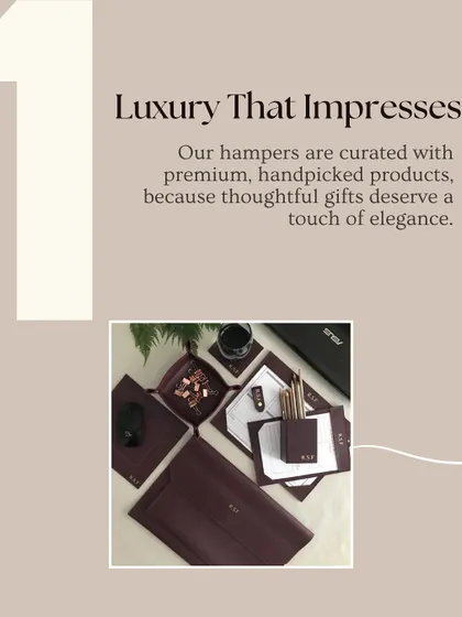 Our hampers are curated with premium, handpicked products because thoughtful gifts deserve a touch of elegance. Perfect for celebrating the women in your organization.
