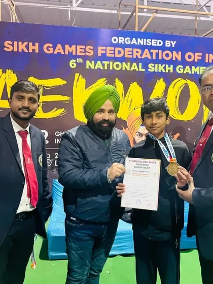 Another proud moment with my student and his medal at the 6th National Sikh Games. We celebrate every achievement.