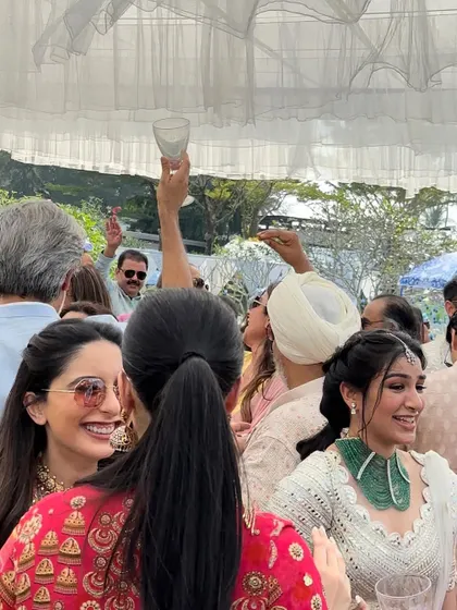 Cheers to a great party. Destination weddings are all about creating these happy, unforgettable memories.