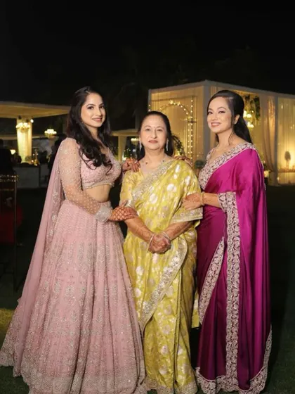 Family portraits are so special. I did the makeup for these three lovely ladies for a wedding event.