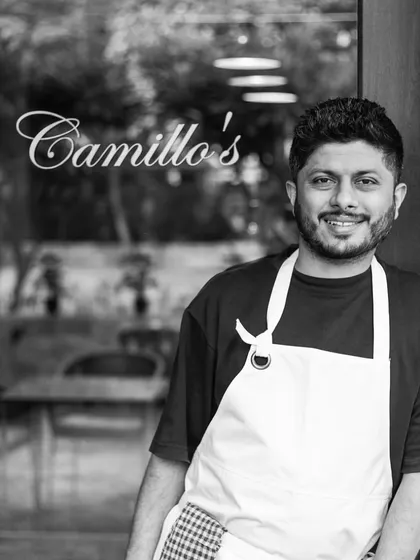 Welcome to Camillo's. I'm Chef Sudeep, and I'm so happy to share my passion for good food with you. My goal is simple: to create delicious meals that make you smile.
