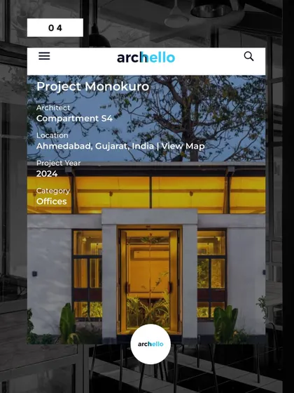 **Monokuro, Ahmedabad:** The project was also published on Archello, an international platform for architecture. This recognition underscores the project's successful blend of historical preservation and contemporary design.