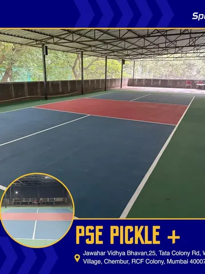 At PSE Pickle+ in Chembur, I installed this covered, open-air pickleball court. The focus was on creating a professional playing surface that is protected from the elements while maintaining an outdoor feel.