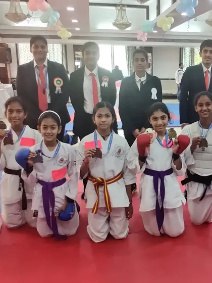 Young champions from the 9th UBKA Cup 2022. Our junior competitors proudly display their medals, showcasing the bright future of our academy and the sport.