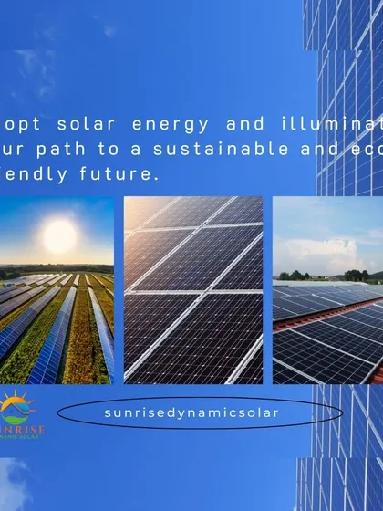 Adopt solar energy and illuminate your path to a sustainable and eco-friendly future. This collage showcases the vast potential of solar farms and rooftop systems.