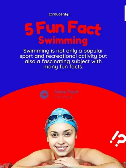 The cover for a "5 Fun Facts about Swimming" series.