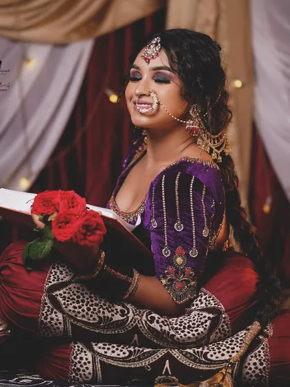 A vintage, poetic look created for a portfolio shoot. The theme, props, and makeup all come together to tell a story.