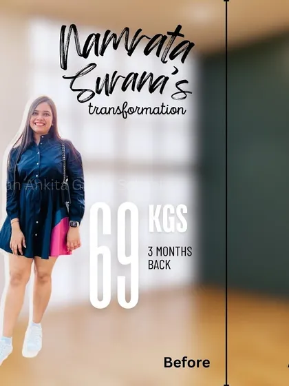 Namrata's transformation is a perfect example of how you can achieve your health goals even with a busy schedule. By following a simple, practical plan, she shed 9 kgs in just 3 months and regained her confidence and energy.