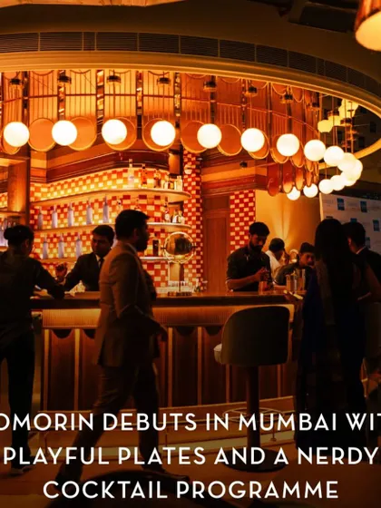More praise from Condé Nast Traveller for our Mumbai debut, highlighting our playful plates and nerdy cocktail programme.