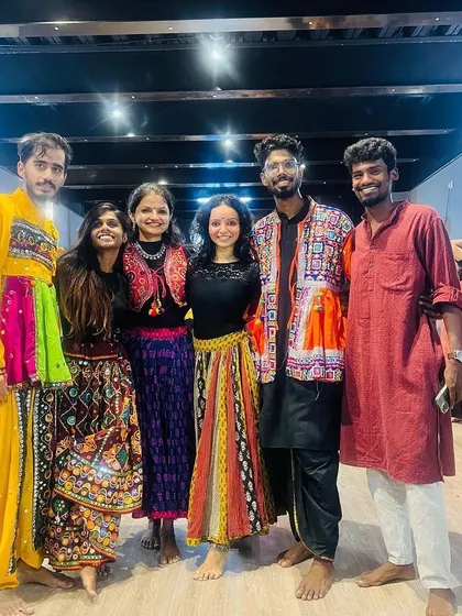 A snapshot of the amazing people who make our Garba workshops so special. We bring together a diverse group of dance lovers from all over Bangalore.
