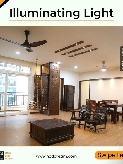 A duplicate image showing how illuminating light can brighten a home and attract positive vibes.