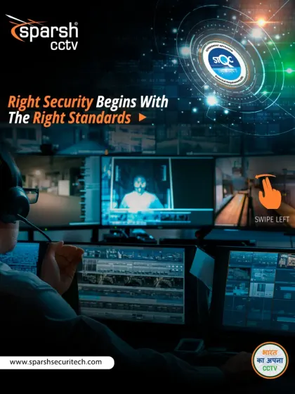 Right security begins with the right standards. My STQC-certified camera series is built to protect not just what you see, but the data behind it, with government-grade encryption and tamper-proof reliability.