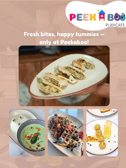 Fueling the fun with food everyone loves. Our in-house cafe prepares a delicious, MSG-free spread with kid-friendly favorites and gourmet options for adults, so everyone leaves happy.