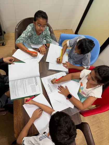 A behind the scenes look at our students preparing for their Speech & Drama exams. They are focused on writing answers for their final task, learning to structure their thoughts clearly on paper.