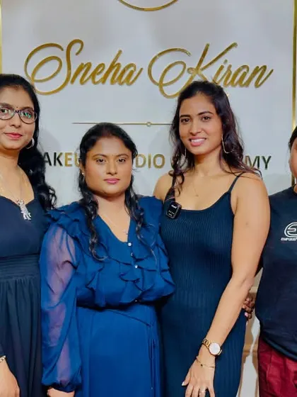 This is a proud moment with my Pro Batch 08 students on their certification day. When you complete my ISO-certified course, you leave with a professional portfolio, in-depth knowledge, and the confidence to take on the world as a makeup artist.
