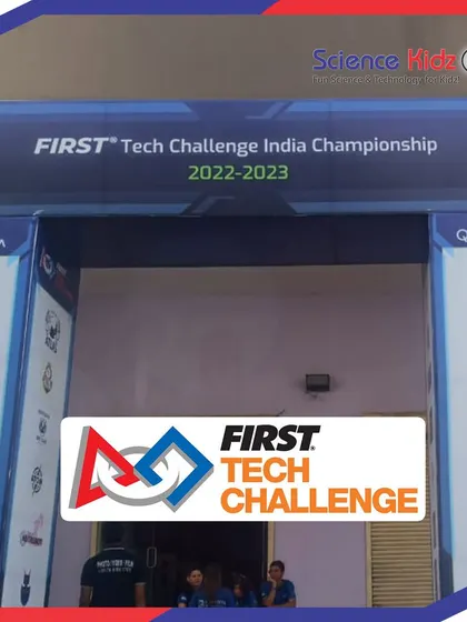 The official entrance to the FIRST Tech Challenge India Championship. For our students, walking through this archway is the culmination of months of hard work and the start of an intense, rewarding competition.
