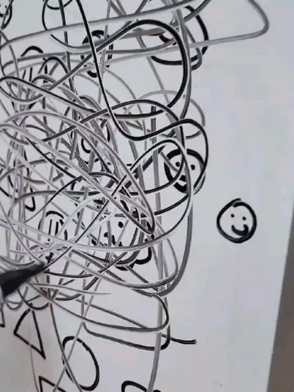 This is where the magic begins. A simple scribble on a whiteboard turns into a world of characters and shapes, showing kids how to find art in the most unexpected places.