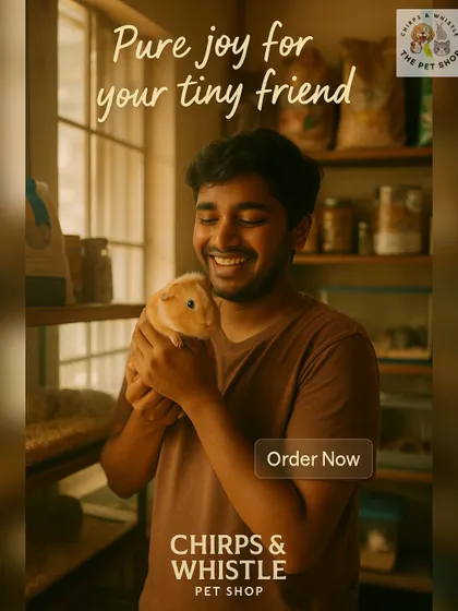This customer is all smiles knowing he's getting the best for his tiny friend. Our Timothy hay is a customer favorite in Gurugram for its freshness and nutrient-rich quality.