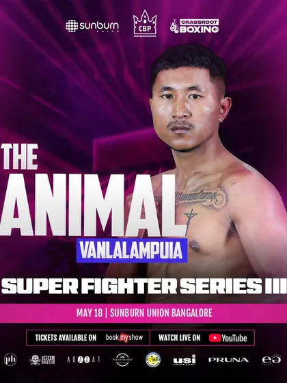 The Animal is Unleashed. A character poster for one of our most exciting fighters.