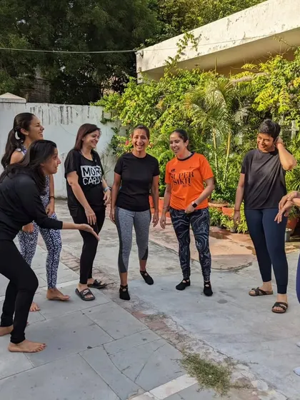 "Hey girls, I know what moves we are going to do today!" The pre-class excitement is contagious.