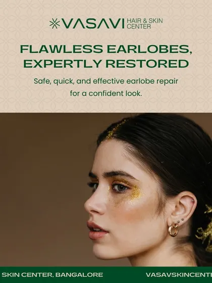 A successful earlobe repair allows you to wear earrings and feel confident again. My procedures are designed to provide a durable and aesthetically pleasing result, restoring both function and form to the earlobe.