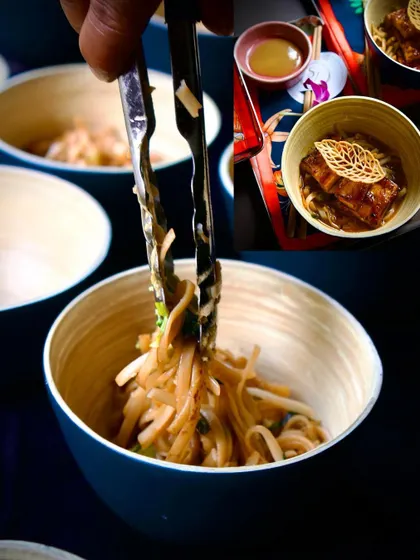 Another look at the delicious pan-fried noodles, a dish that evokes fond memories for many Bangaloreans.