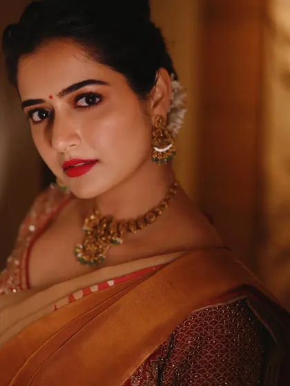Another expressive close-up of Ashika Ranganath. This shot was about capturing a specific mood, using soft lighting to create a gentle and introspective portrait.