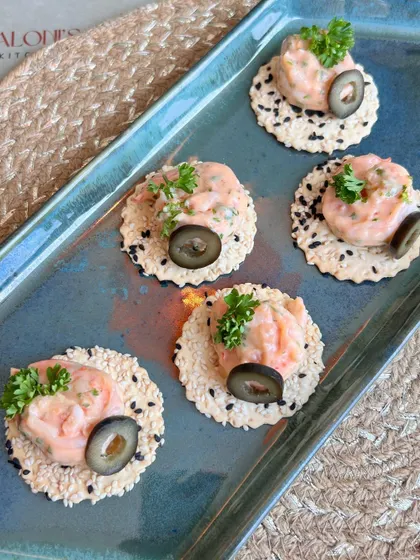 My Prawn Gambas with Herb Lavash is a new addition to the menu. The succulent tiger prawns are cooked with garlic and herbs and served on a crisp lavash cracker.