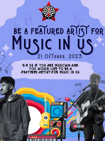A call for featured artists for our "Music In Us" intimate gig series. We are always looking to showcase awesome musicians from our community.