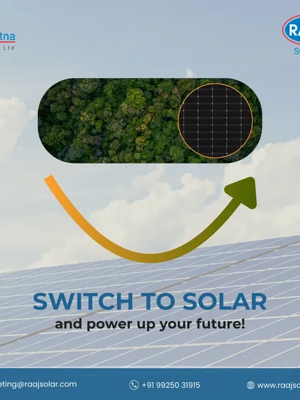 It's time to switch to solar and power up your future. With our reliable and efficient panels, you can embrace a cleaner, more sustainable lifestyle.